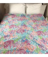 Lilly Pulitzer Garnet Hill Twin Duvet Cover Lets Cha Cha RARE Vibrant Co... - $5,209.48 MXN
