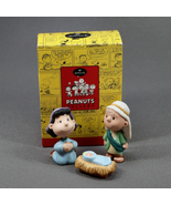 Hallmark 2001 Peanuts Gallery Nativity The Holy Family Porcelain Figurin... - $34.95