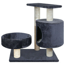 Cat Tree Activity Tower With Cave Scratching Posts Pet Kitty Furniture - $59.99