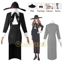Spy X Family Sylvia Sherwood Cosplay Costume Anime Fullmetal Lady Hat Glasses Ea - £59.01 GBP
