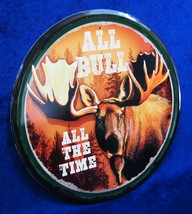 All Bull - *Us Made* - Round Metal Sign - Man Cave Garage Bar Pub Wall Décor - £14.05 GBP