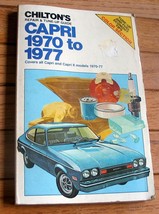 Ford CAPRI 1970 to 1977 #6695 shop manual repair and tune-up **REAL NICE!** - $1.14