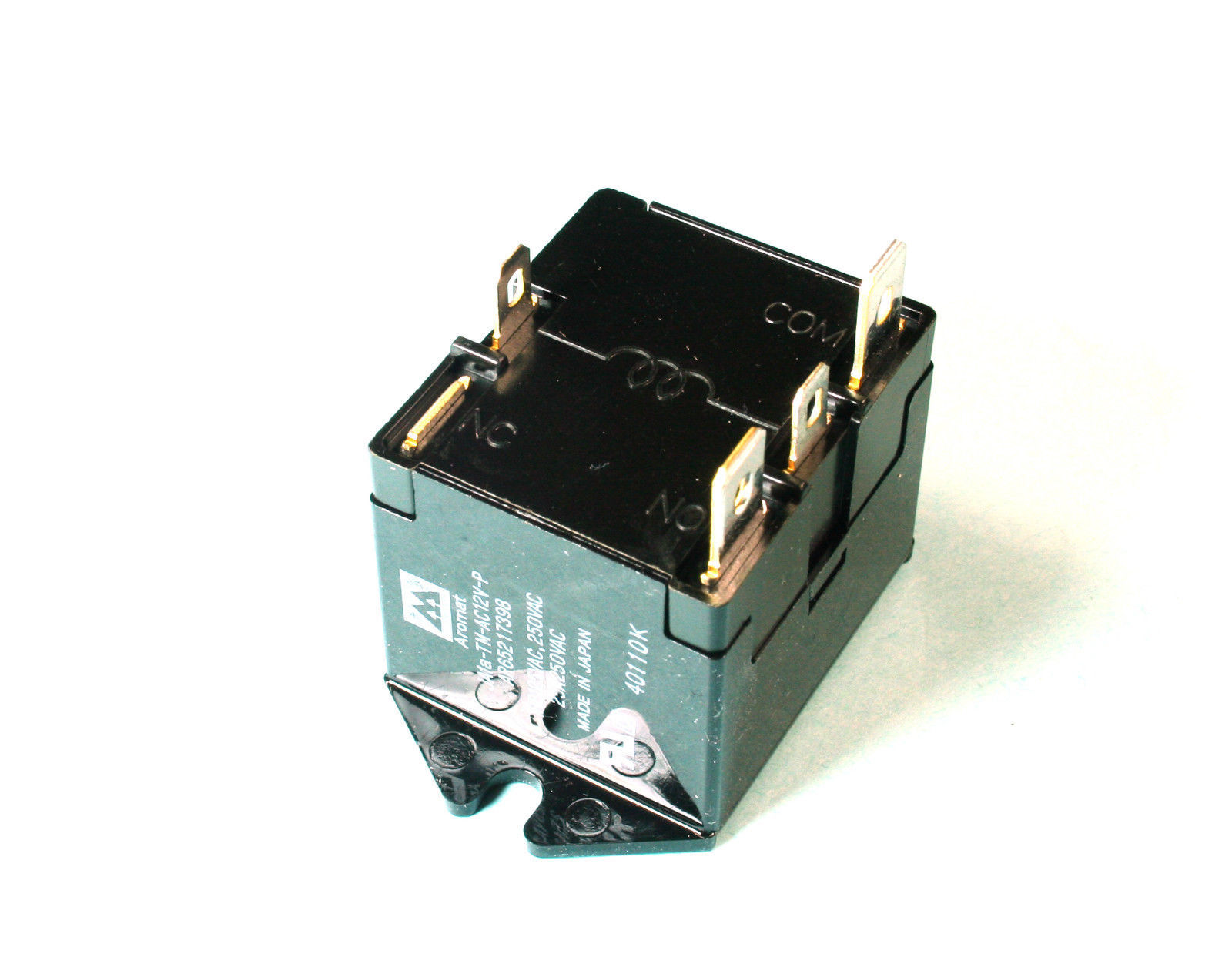1pc Aromat 12vac Relay, SPST,  25A 250 VAC, 1 HP 125, 250 VAC, 25 Amps - $8.75