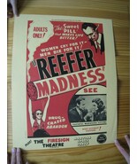 Reefer Madness Movie Poster 1972 Propaganda - $8,317.91 MXN