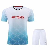 New Men&#39;s Sports Top Table Tennis Clothes Badminton Set T-shirt+Shorts - £28.43 GBP