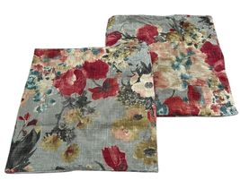 HGTV Garden Odyssey Floral Decorative Throw Pillow Cover 16” Set Of 2 - $29.45