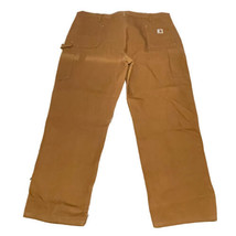 Carhartt Pants Mens 46x32 B01 BRN Duck Double-Knee Loose Work Fade Line NWOT - £22.94 GBP