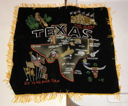 Texas “The Alamo” Attractions Vintage Small Tapestry Pillowcase Textile ... - £20.79 GBP