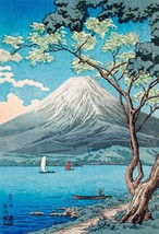 11898.Poster decor.Home Wall.Room Japan art.Kamisaka Sekka painting.Mount Fuji - £12.94 GBP+