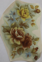 5 Roses Waterslide Ceramic Decals 5.75&quot; - Vintage - $6.50