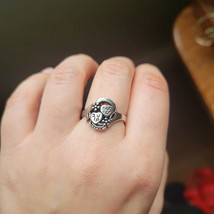 Classic Silver Double Heart Ring, size 7.5 - $19.99