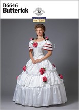 Butterick Sewing Pattern 6646 Historical Two Piece Gown Costume Size 6-14 - £7.93 GBP