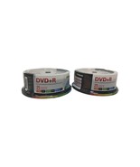Polaroid DVD+R 25 Discs 1-16x 4.7GB 120min New Lot Of 2  - $335.02 MXN