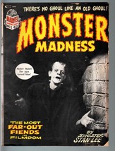 Monster Madness #1 1972- Marvel Horror parody magazine- Frankenstein VG - £24.83 GBP