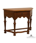 ETHAN ALLEN Royal Charter Solid Oak 36&quot; Accent Entryway Console Table 16... - £781.83 GBP