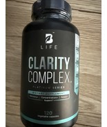 Clarity Complex w Lion’s Mane Mushroom Extract 120 Capsules -2 per serv ... - $26.06 CAD