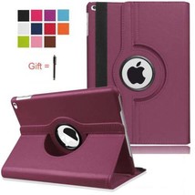 For iPad 10th 9th 8th 7th 6/5th Gen Leather Smart Flip Case Rotating Sta... - £15.63 GBP