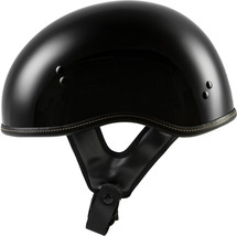 HIGHWAY 21 Mens .357 Half Helmet Gloss Black 2XL - £55.91 GBP