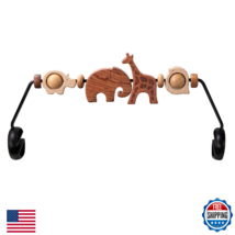 TinlyFinly Baby Bouncer Toy Bar Wooden Compatible with Baby Bjorn, Bounc... - $48.69