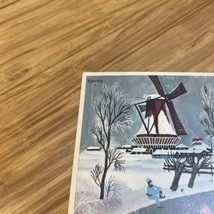 Vintage Artist Bymoer Holland Windmill Ice Skaters Postcards Travel KG JD - £11.86 GBP
