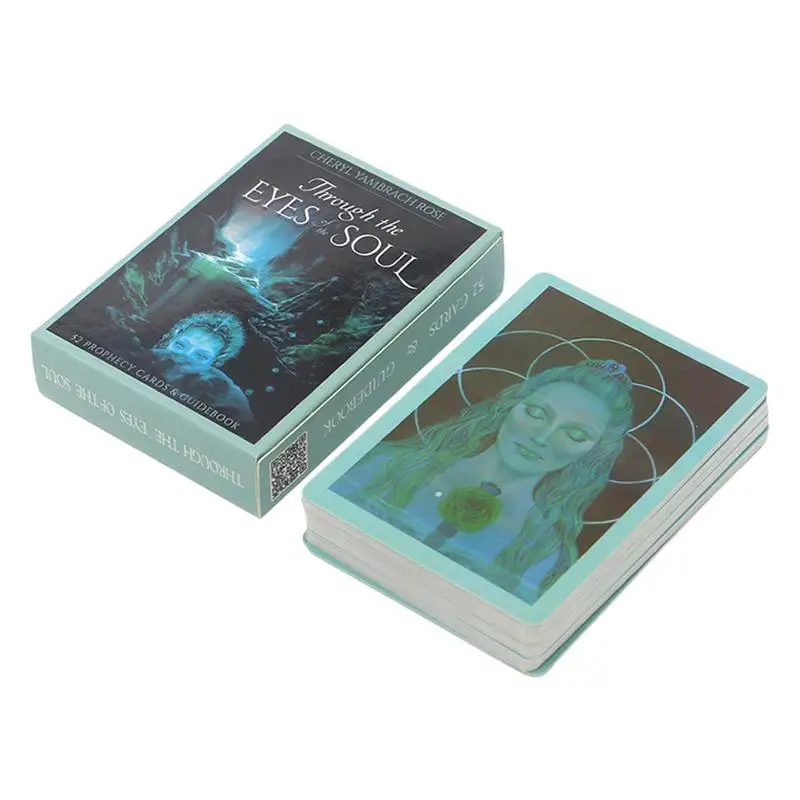 Eyes of Souls Oracle Tarot Deck Fate Divination Oracle Cards 52PCS d Game Tarot  - £83.29 GBP