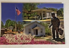 Elvis Presley Postcard Tupelo Mississippi Elvis Birthplace - £2.72 GBP