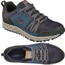 Skechers Men&#39;s Size 12 Trail Hiker Escape Plan Sneaker Shoe Memory Foam Navy - £44.17 GBP