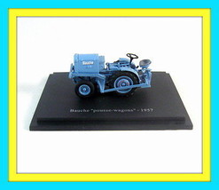 Bauche Pousse Wagons 1957,Blue Altaya 1/43 Diecast Tractor Collector&#39;s Model,New - £27.50 GBP