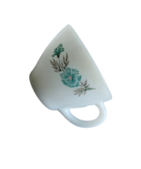 Vintage Fire King Oven Ware Bonnie Blue Cup Flower Carnation Coffee Mug ... - $12.60