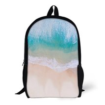 Mondxflaur Beach Backpacks for School Kids Adults Lightweight Bag 16.9in - £19.17 GBP