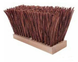 Magnolia Brush #1524-P 24&quot; Palmyra Stalk Street Broom Push Broom Head - $42.95