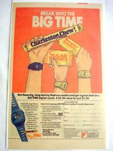 1986 Nabisco Color Ad Charleston Chew, Sugar Daddy, Sugar Babies - £6.28 GBP