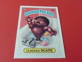Vintage 1985 Topps Clogged Duane Garbage Pail Kids #59a Sticker SERIE3 Mint+ - £55.29 GBP