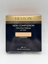 Revlon New Complexion One-Step Makeup Original Formula Spf 15 Natural Beige New - $29.99