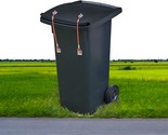 2 Piece Trash Can Lid Locks | Keep Garbage Can Secure &amp; Animal Proof | H... - £23.59 GBP