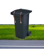 2 Piece Trash Can Lid Locks | Keep Garbage Can Secure &amp; Animal Proof | H... - £23.50 GBP
