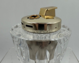 CORONA i11 Cut Glass Table Gas Lighter Japan Vintage Very Clean - $28.88