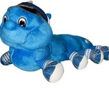LOTS A LOTS A LEGGGGGGS Blue Caterpillar With Captain Hat  9” 1999 - $10.99