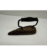 Antique Cast Iron sad Iron Collar Sleeve hammered handle  - €42,74 EUR