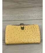 BOND STREET ORIGINAL OSTRICH SKIN Coin Purse and Wallet. KISS LOCK. Vint... - $41.05 CAD