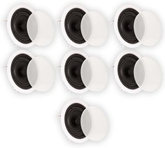 7-Speaker Set For Surround Sound In Home Theaters By Theater Solutions, ... - $246.95