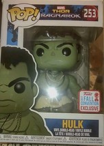 FUNKO POP HULK BOBBLE-HEAD  FROM THOR RAGNAROK 2017 FALL CONVENTION EXCL... - $294.62 MXN