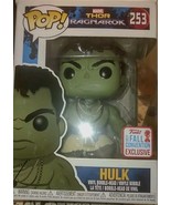 FUNKO POP HULK BOBBLE-HEAD  FROM THOR RAGNAROK 2017 FALL CONVENTION EXCL... - $290.70 MXN
