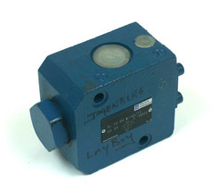 REXROTH SL 15 GA 2-42/12 A0 33, 3 18805 HYDRAULIC CONTROL VALVE 605-371 - $500.00