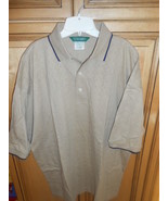 OUTER BANKS MENS POLO GOLF COLLARED SHIRTS TAN  SZ SMALL NEW GOLF  - $3.46