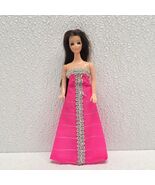 Vintage Topper Dancing Angie Doll In #715 Pink Shocker Frocker Dress Gown - $69.58 CAD