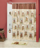 Linda Spivey 18-Pc Set Lodge Country Outhouse Shower Curtain and Bath Ac... - €102,13 EUR