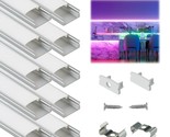 10Pack 3.3Ft/1M Led Channel System With Milky White Cover Lens, Silver A... - $51.99