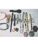 Vintage Quartz Watch lot*** Not running, sold for parts or repair - $69.25