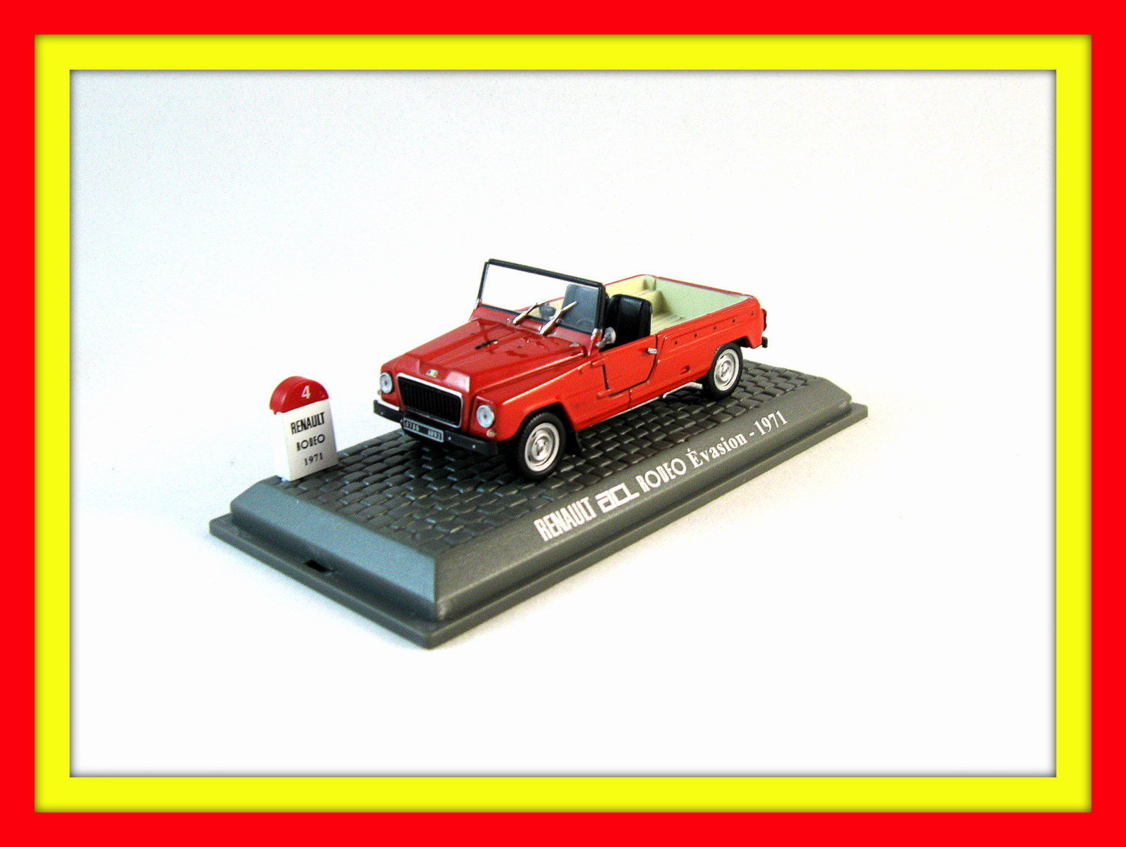 RENAULT RODEO ACL EVASION OPEN 1971,RED EDICOLA 1/43 DIECAST CAR MODEL,R... - $28.11